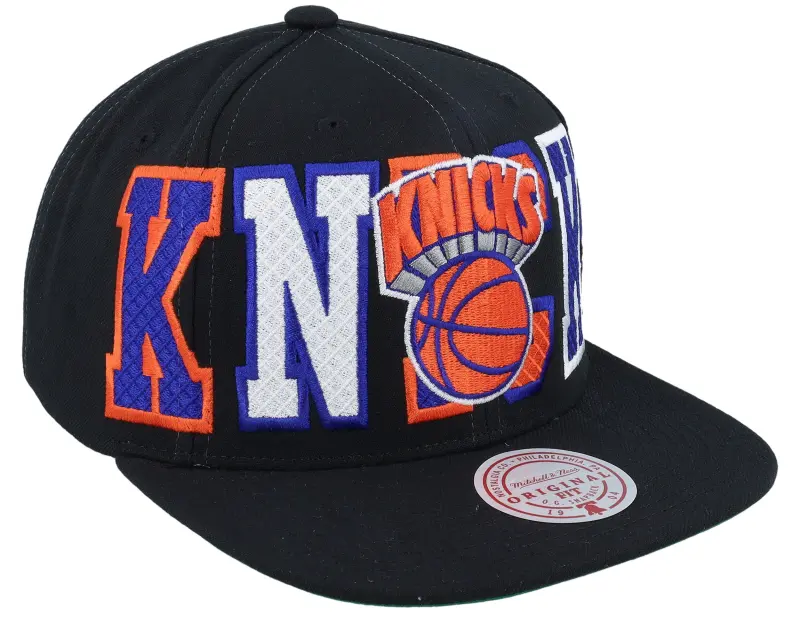 Mitchell & Ness New York Knicks Varsity Bust Black Snapback online