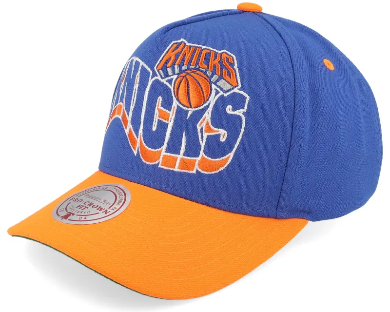 Mitchell & Ness New York Knicks Wavy Pro Blue/Orange A-frame Adjustable online
