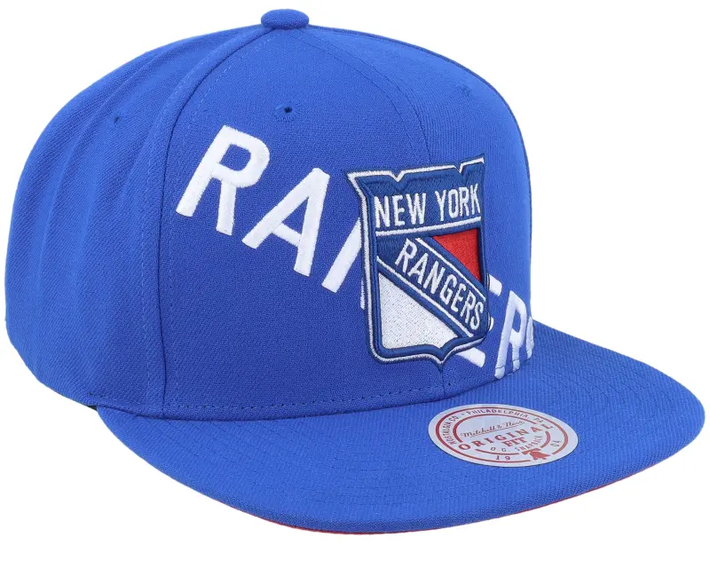 Mitchell & Ness New York Rangers Full Frontal Vintage Blue Snapback online