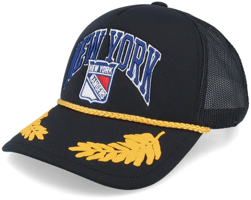 Mitchell & Ness New York Rangers Gold Leaf Hwc Black Trucker online