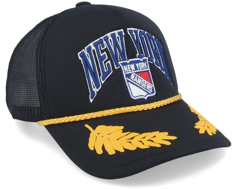 Mitchell & Ness New York Rangers Gold Leaf Hwc Black Trucker online