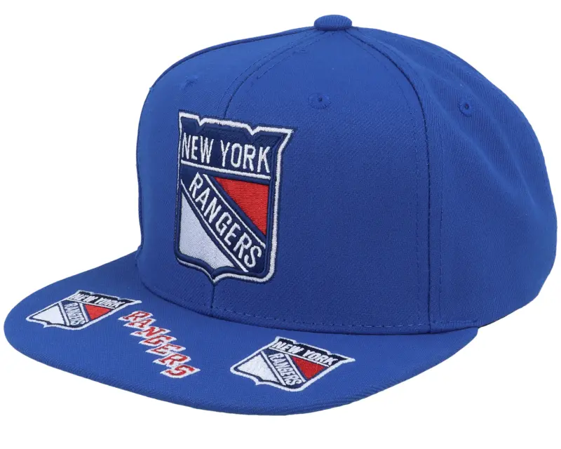 Mitchell & Ness New York Rangers Vintage Hat Trick Blue Snapback online