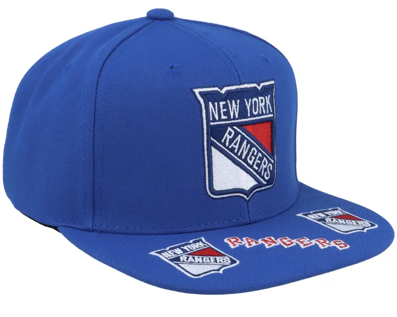 Mitchell & Ness New York Rangers Vintage Hat Trick Blue Snapback online