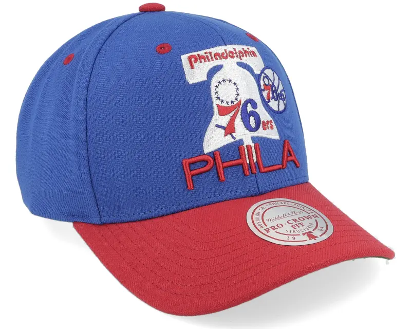 Mitchell & Ness Philadelphia 76ers All In 2.0 Pro Blue/Red Adjustable online
