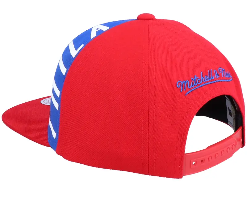 Mitchell & Ness Philadelphia 76ers Big Face Callout Hwc Red Snapback online
