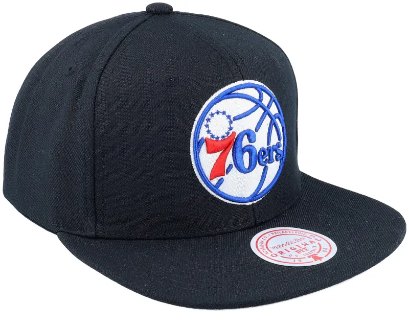 Mitchell & Ness Philadelphia 76ers Core Basic Black Snapback online