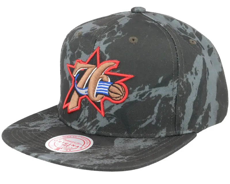 Mitchell & Ness Philadelphia 76ers Down For All Black Snapback online