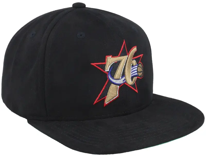Mitchell & Ness Philadelphia 76ers Sweet Suede Hwc Black Snapback online