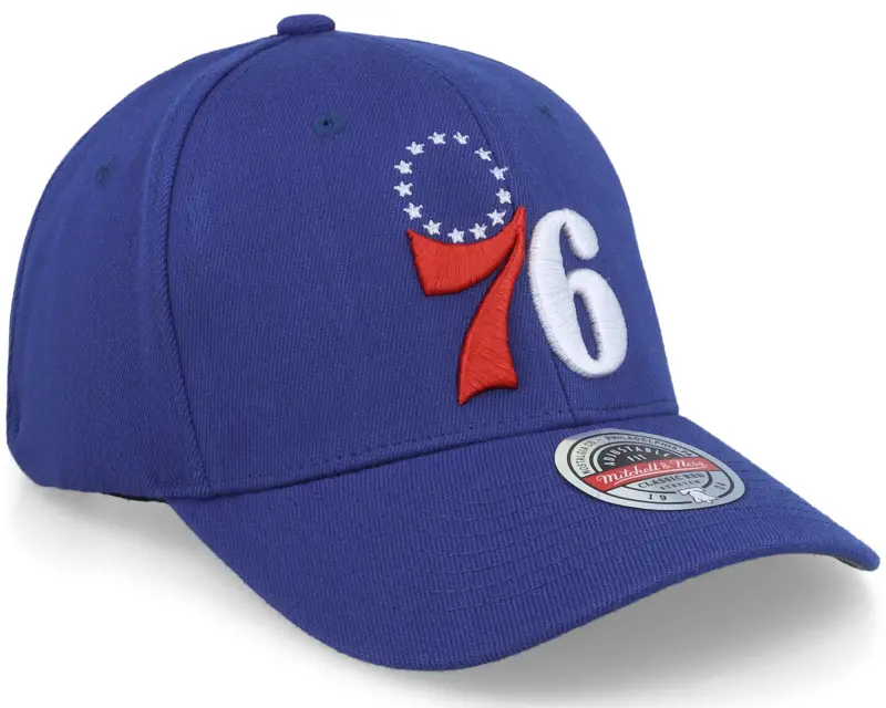 Mitchell & Ness Philadelphia 76ers Team Ground 2.0 Stretch Blue Adjustable online