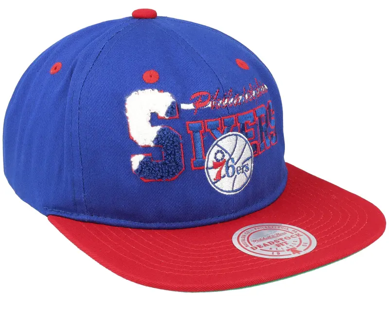 Mitchell & Ness Philadelphia 76ers Varsity Letter Blue Snapback online