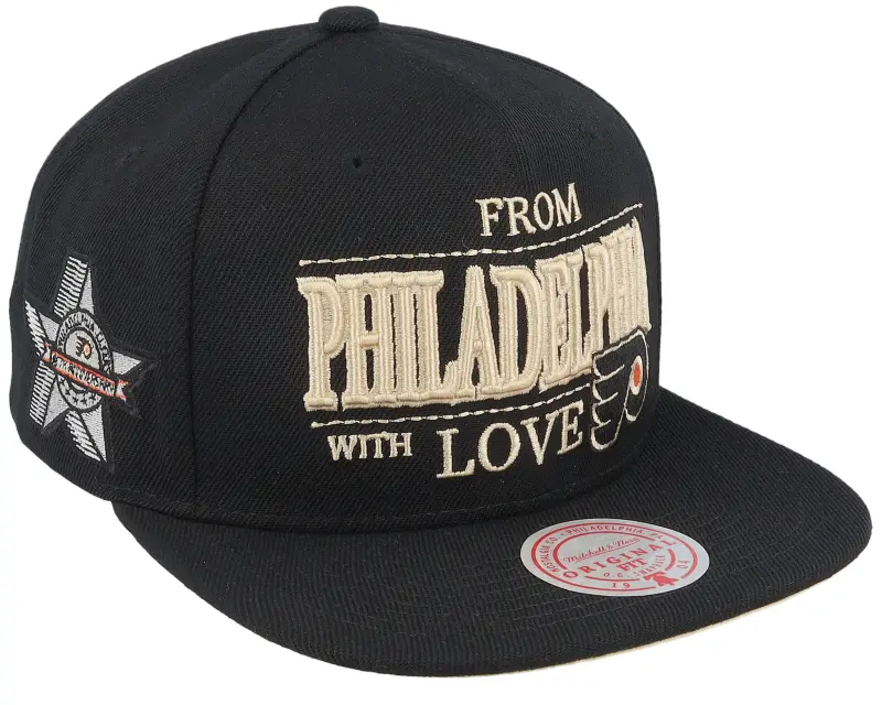 Mitchell & Ness Philadelphia Flyers With Love Black Snapback online