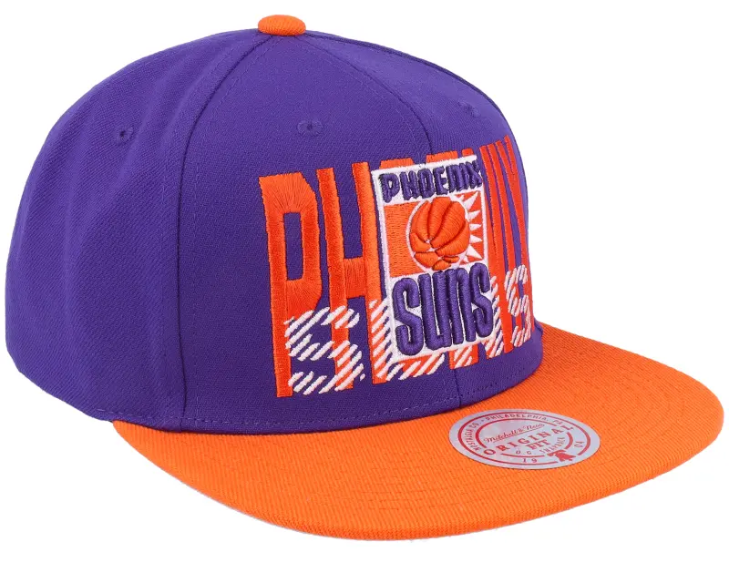 Mitchell & Ness Phoenix Suns Cross Check Hwc Purple/Orange Snapback online