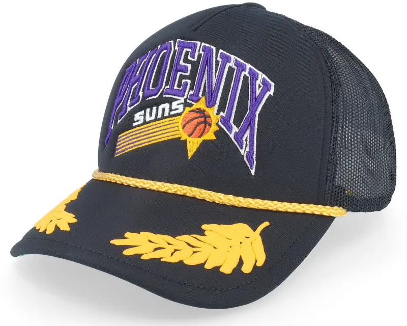 Mitchell & Ness Phoenix Suns Gold Leaf Hwc Black Trucker online