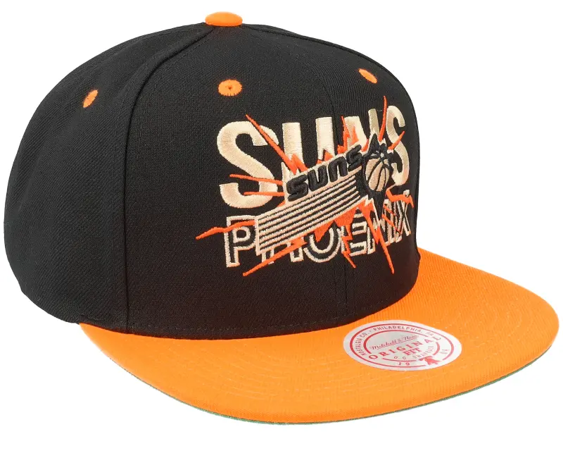 Mitchell & Ness Phoenix Suns Shattered Black/Orange Snapback online