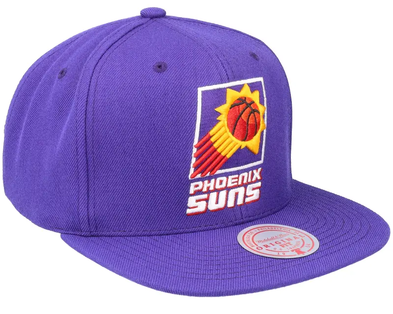 Mitchell & Ness Phoenix Suns Team Ground 2.0 Purple Snapback online
