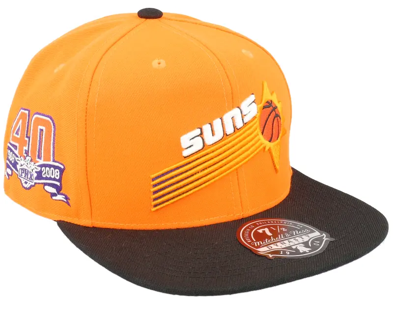 Mitchell & Ness Phoenix Suns Team Side 1 Orange/Black Fitted online