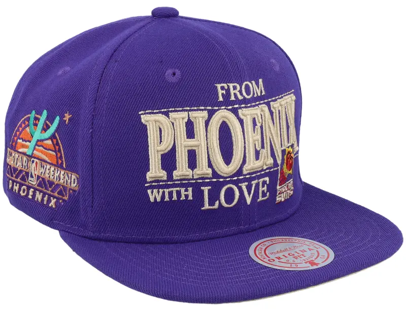 Mitchell & Ness Phoenix Suns With Love Hwc Purple Snapback online