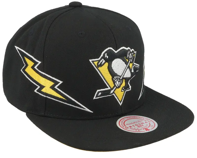 Mitchell & Ness Pittsburgh Penguins Double Trouble Vintage Black Snapback online
