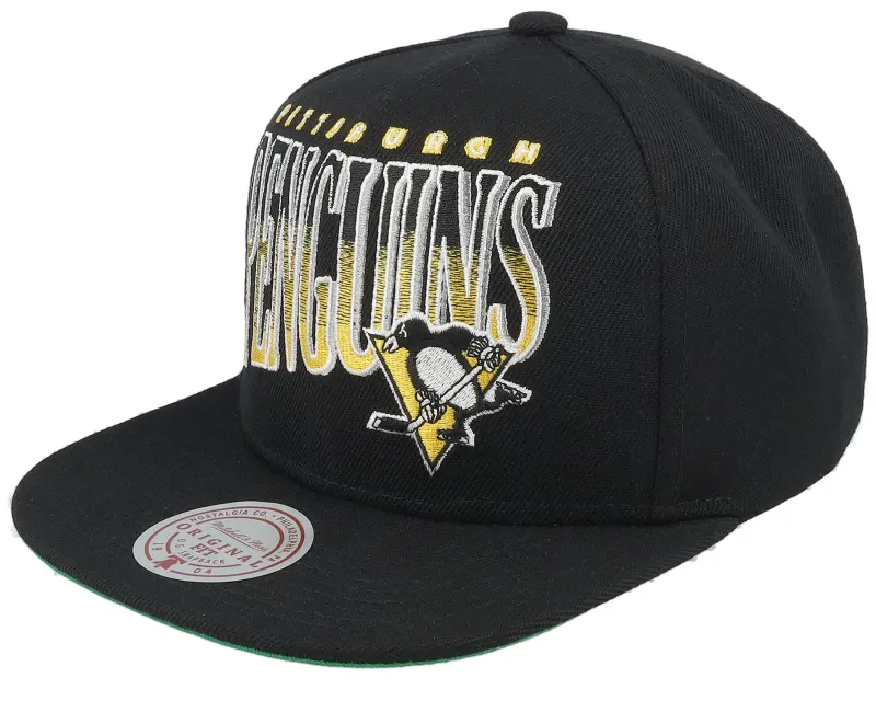 Mitchell & Ness Pittsburgh Penguins Line Work Vintage Black Snapback online