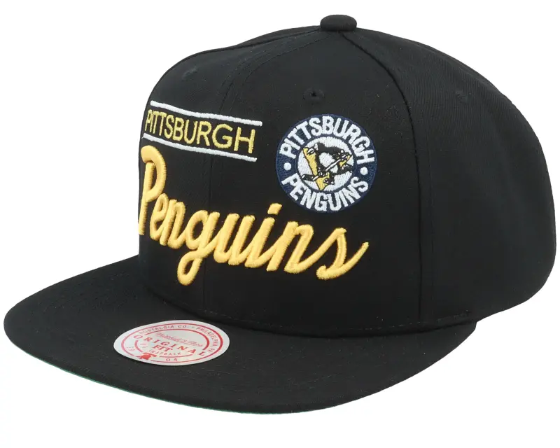 Mitchell & Ness Pittsburgh Penguins Retro Lock Up Black Snapback online