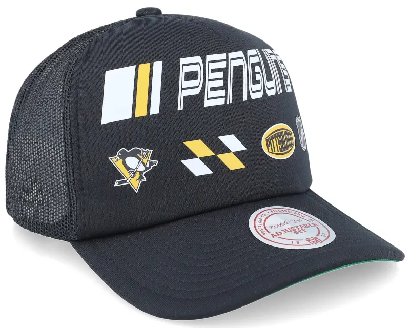 Mitchell & Ness Pittsburgh Penguins Speedway Hwc Black Trucker online
