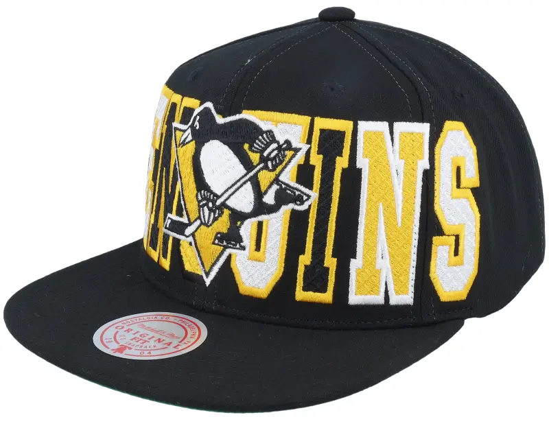 Mitchell & Ness Pittsburgh Penguins Varsity Bust Vintage Black Snapback online