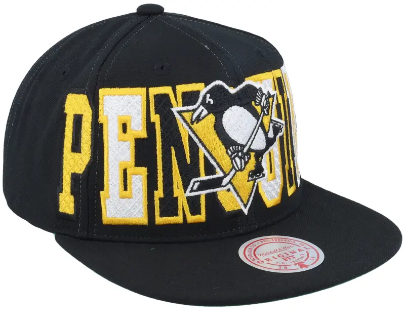 Mitchell & Ness Pittsburgh Penguins Varsity Bust Vintage Black Snapback online