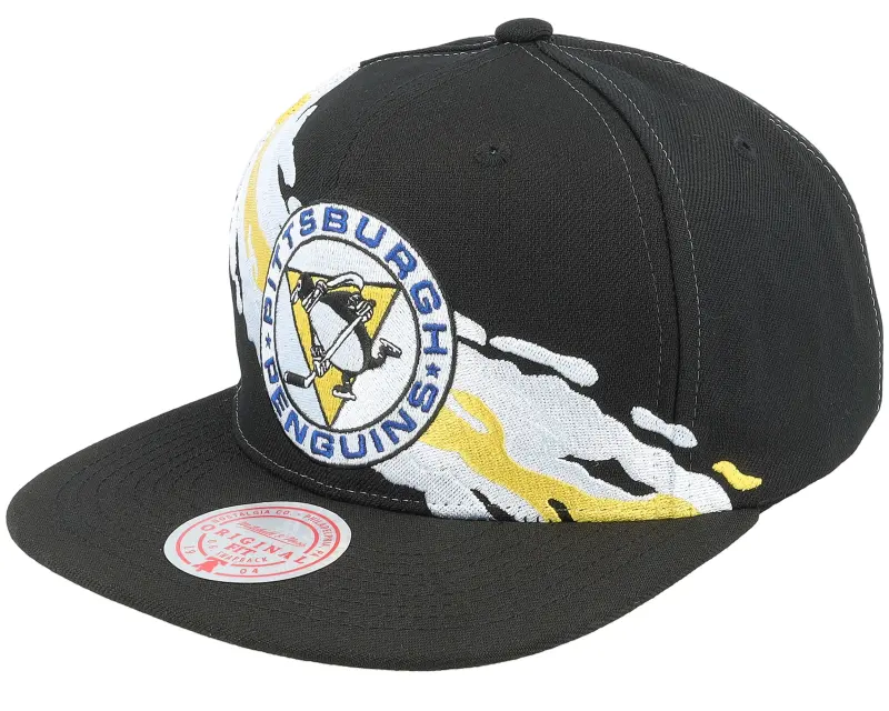 Mitchell & Ness Pittsburgh Penguins Vintage Paintbrush Black Snapback online