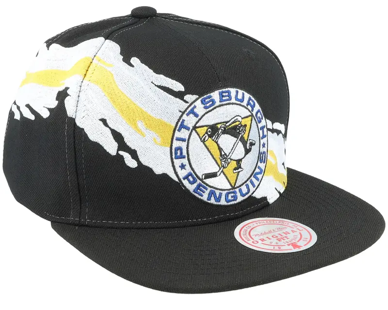 Mitchell & Ness Pittsburgh Penguins Vintage Paintbrush Black Snapback online