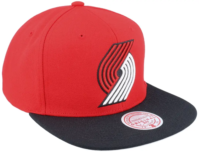 Mitchell & Ness Portland Trail Blazers Core Basic Red/Black Snapback online