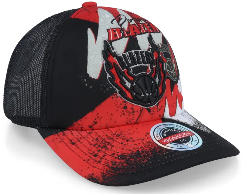 Mitchell & Ness Portland Trail Blazers Hyper Black Trucker online