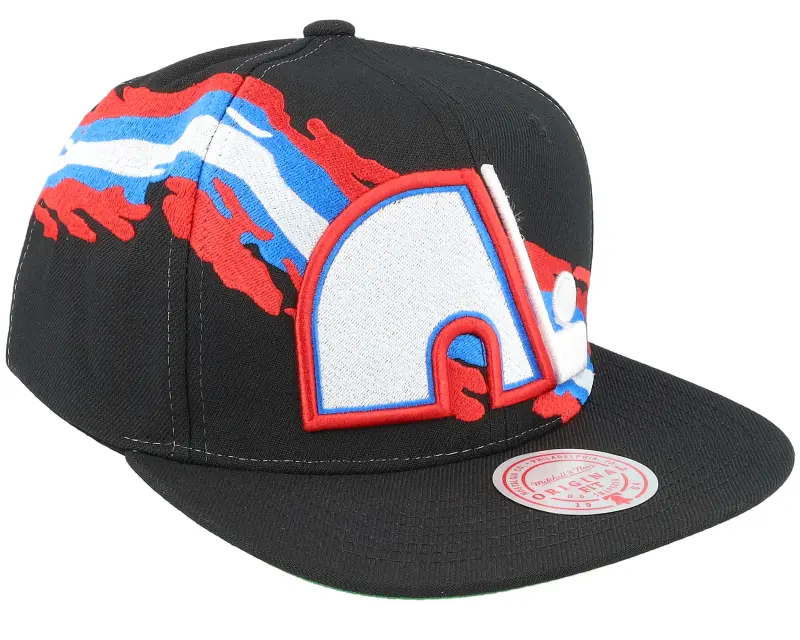 Mitchell & Ness Quebec Nordiques Vintage Paintbrush Black Snapback online