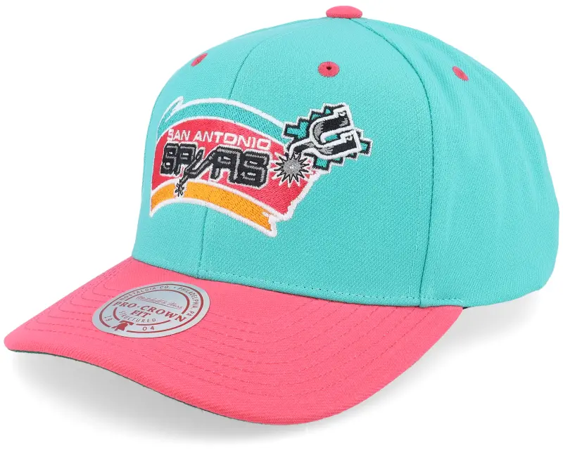 Mitchell & Ness San Antonio Spurs All In 2.0 Pro Teal/Pink Adjustable online