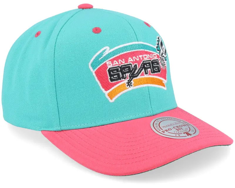 Mitchell & Ness San Antonio Spurs All In 2.0 Pro Teal/Pink Adjustable online