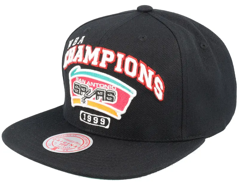 Mitchell & Ness San Antonio Spurs Champs Black Snapback online