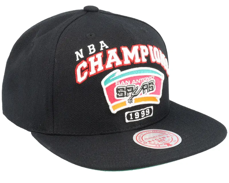 Mitchell & Ness San Antonio Spurs Champs Black Snapback online