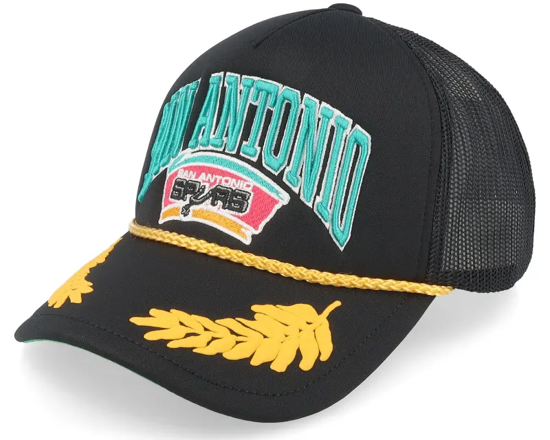 Mitchell & Ness San Antonio Spurs Gold Leaf Vintage Trucker online