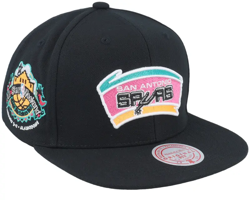 Mitchell & Ness San Antonio Spurs Neon Tropical Hwc Black Snapback online