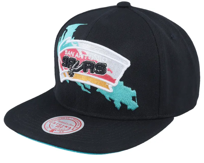 Mitchell & Ness San Antonio Spurs Paint By Number Hwc Black Snapback online