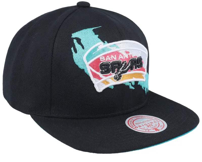 Mitchell & Ness San Antonio Spurs Paint By Number Hwc Black Snapback online