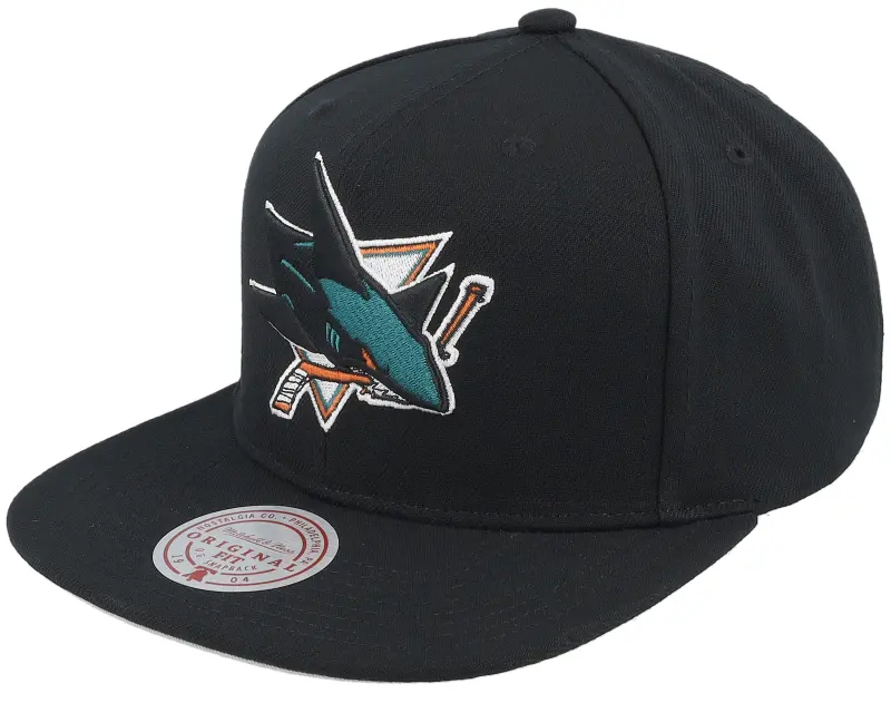Mitchell & Ness San Jose Sharks Conference Patch Black Snapback online