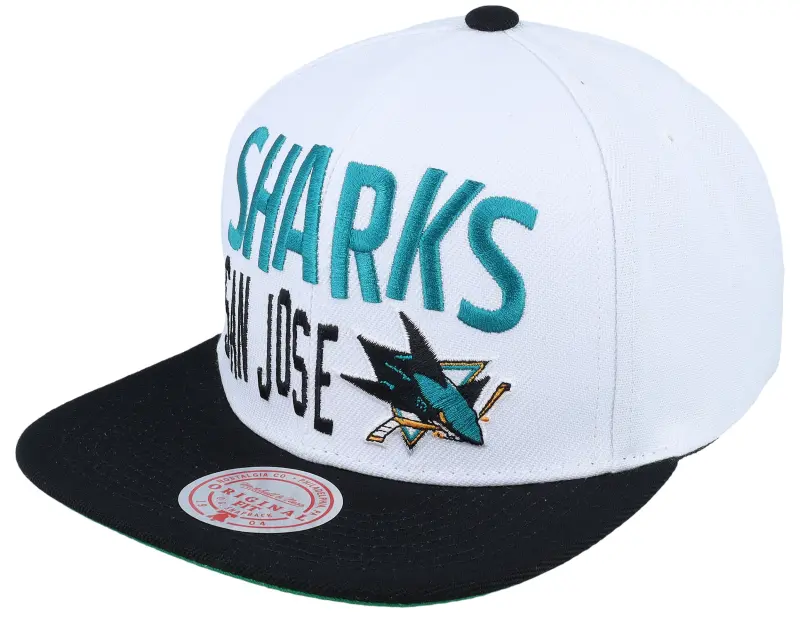 Mitchell & Ness San Jose Sharks Toss Up White/Black Snapback online
