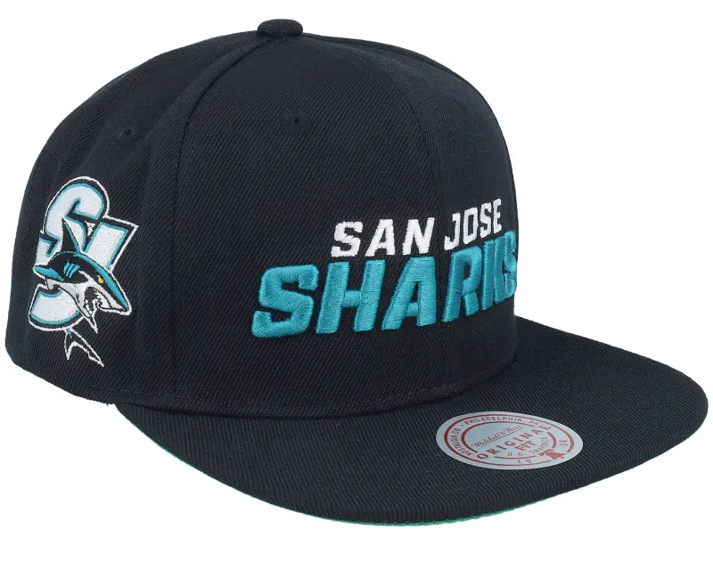 Mitchell & Ness San Jose Sharks Triple Play Black Snapback online
