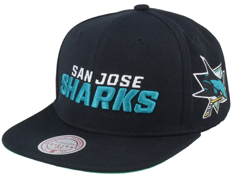 Mitchell & Ness San Jose Sharks Triple Play Black Snapback online
