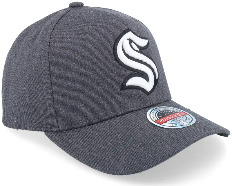 Mitchell & Ness Seattle Kraken Charcoal Classic Red Charcoal Adjustable online