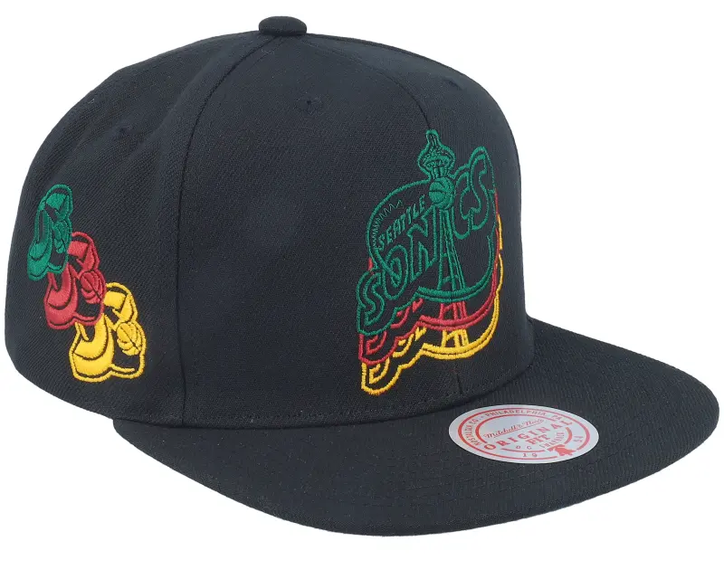 Mitchell & Ness Seattle Supersonics Drop It Hwc Black Snapback online
