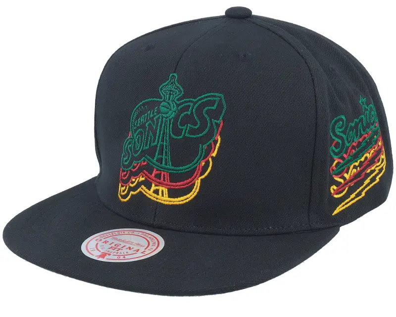 Mitchell & Ness Seattle Supersonics Drop It Hwc Black Snapback online