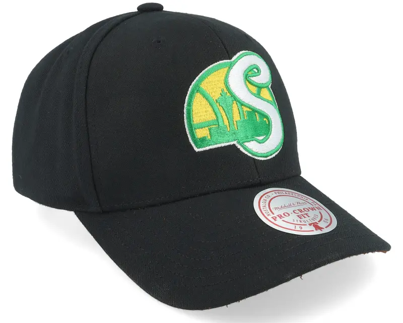 Mitchell & Ness Seattle Supersonics Icon Grail Pro Black Adjustable online