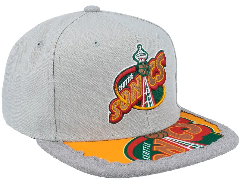 Mitchell & Ness Seattle Supersonics Munch Time Hwc Grey Snapback online