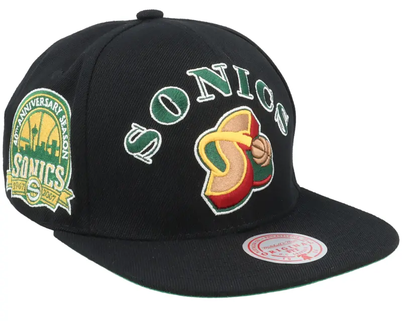 Mitchell & Ness Seattle Supersonics My Squad Black Snapback online